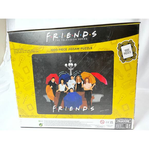 Friends The Television Series 1000 Piece Jigsaw Puzzle 24”x30” New Paladone - Picture 4 of 11